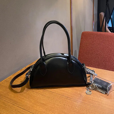 Half-moon shoulder bag