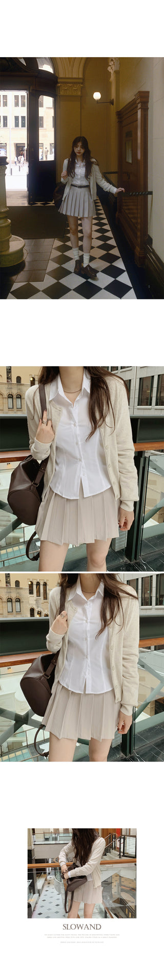 (basic/cropped) Striped shirt - 3 colors