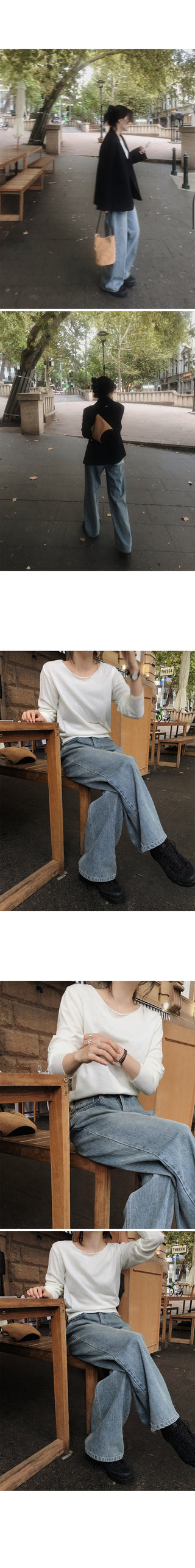(6 colors) Chamomile Slim Knit