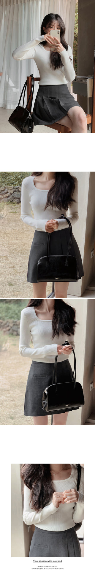 Semi-square knit
