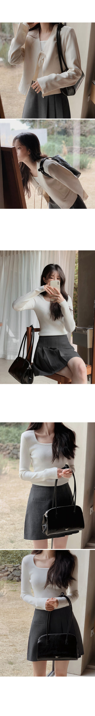 Semi-square knit