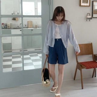[SET] Blouse + Sleeveless Set