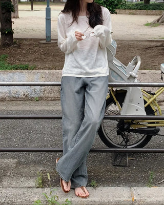 (basic/long) Summer denim pants - 3 colors