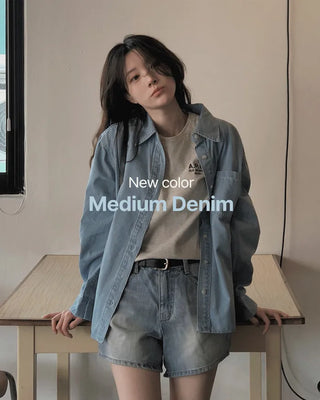 3.5-length cotton shorts