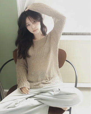 Summer Natural Net Knit