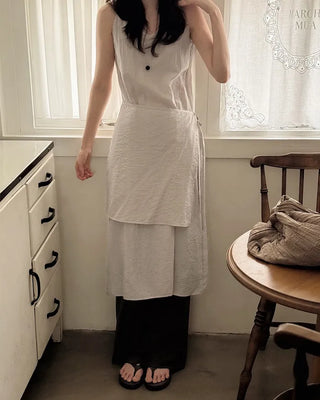 Layered bustier dress