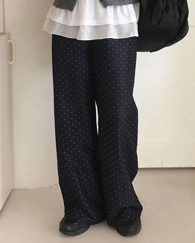 (4 colors) Dot Point Pants