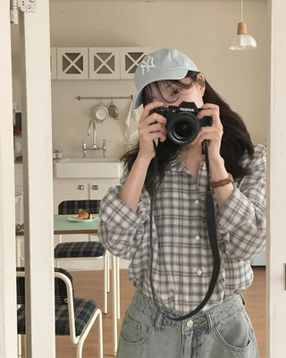 Summer check shirt