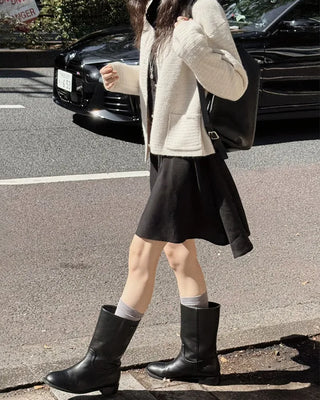 Tencel Flare Shirt Dress