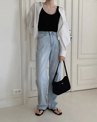 (basic/long) Summer Fit Denim Pants - 4 sizes