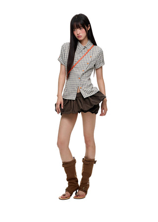 [JIKOO] tight waist top