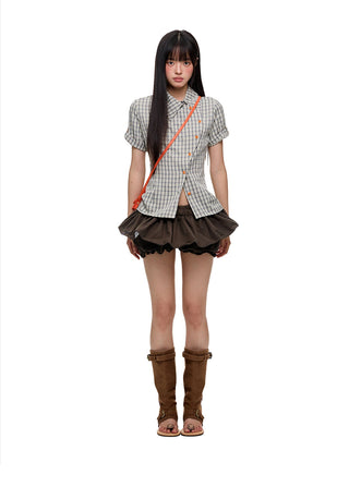 [JIKOO] tight waist top