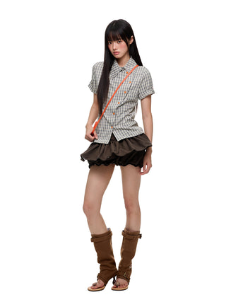 [JIKOO] tight waist top