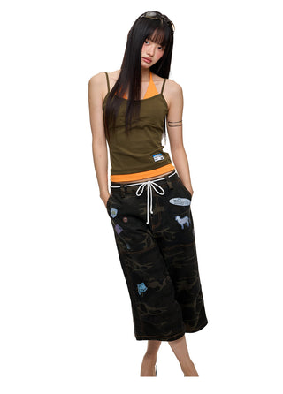 [JIKOO] halter spaghetti top