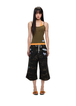 [JIKOO] halter spaghetti top