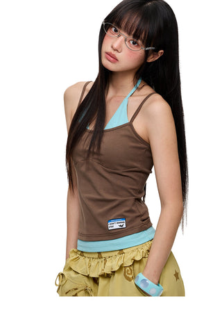 [JIKOO] halter spaghetti top