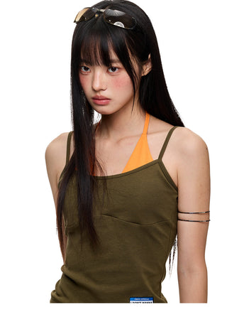 [JIKOO] halter spaghetti top