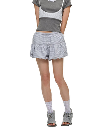 [JIKOO] striped bud shorts