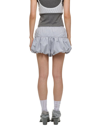 [JIKOO] striped bud shorts