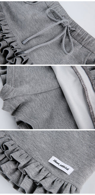 [JIKOO] frill leggings
