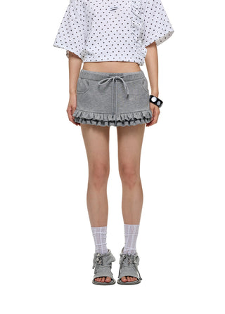 [JIKOO] frill leggings