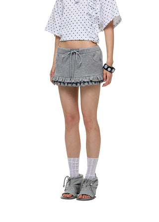 [JIKOO] frill leggings