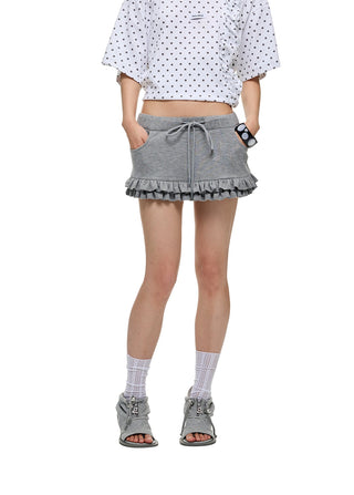 [JIKOO] frill leggings