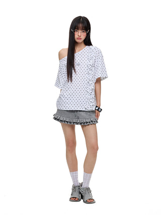 [JIKOO] frill leggings