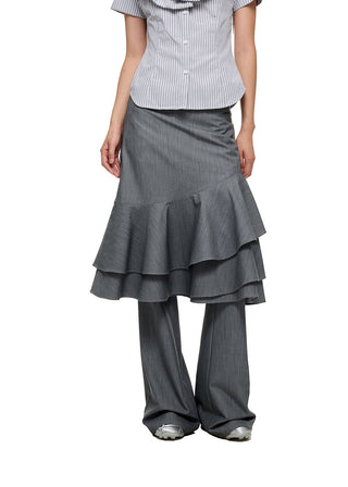 [JIKOO] pleated suit pants