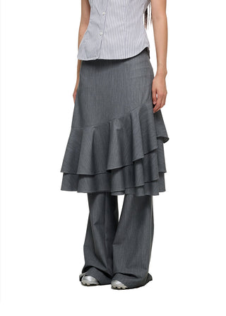 [JIKOO] pleated suit pants