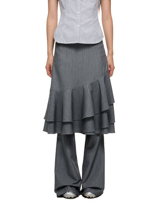 [JIKOO] pleated suit pants