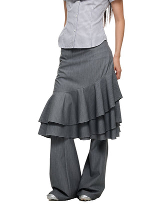 [JIKOO] pleated suit pants