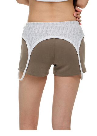 [JIKOO] bow knit shorts