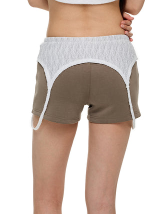 [JIKOO] bow knit shorts