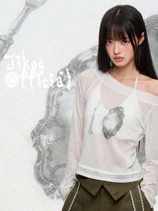 [JIKOO] sun protective blouse