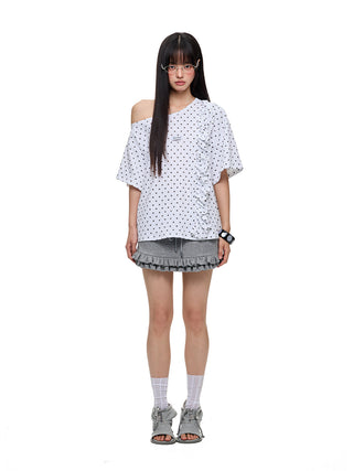 [JIKOO] polka dot top