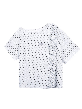 [JIKOO] polka dot top