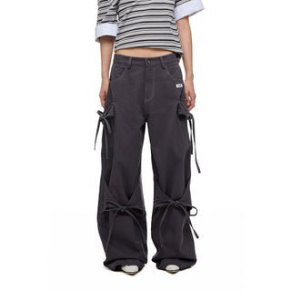 [JIKOO] bow tooling trousers