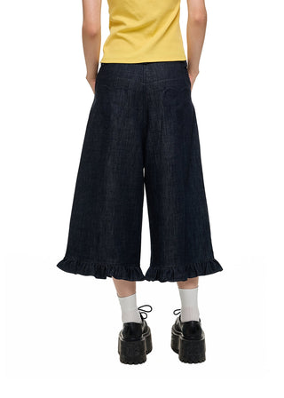 [JIKOO] pleated overall pants