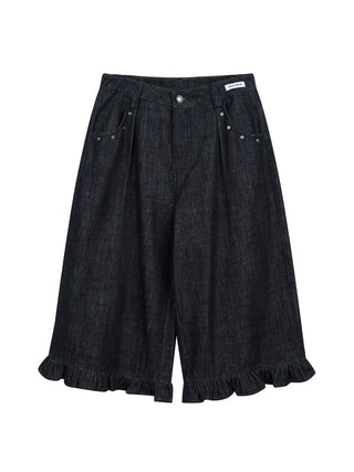 [JIKOO] pleated overall pants