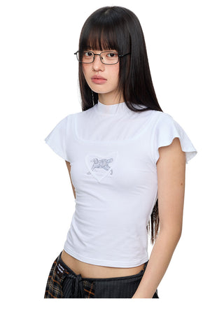 [JIKOO] puppy print top