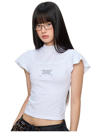 [JIKOO] puppy print top
