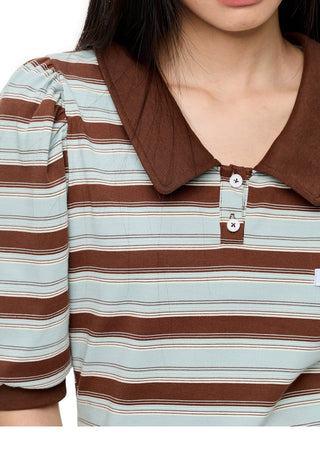 [JIKOO] polo puff sleeve
