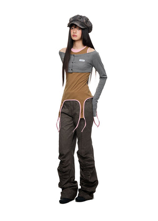 [JIKOO] bandage dress set