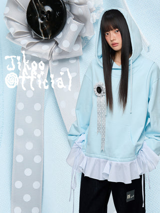 [JIKOO] polka dot sweater