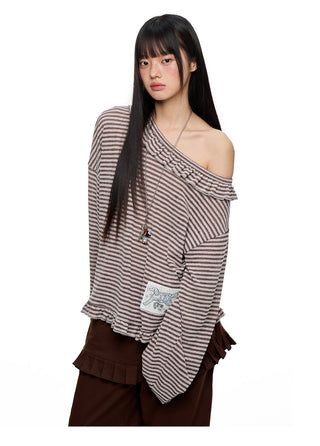 [JIKOO] pattern print blouse