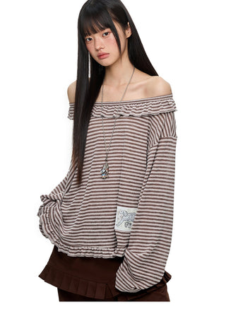 [JIKOO] pattern print blouse