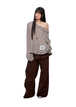 [JIKOO] pattern print blouse