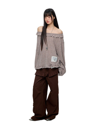 [JIKOO] pattern print blouse