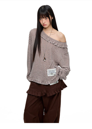 [JIKOO] pattern print blouse